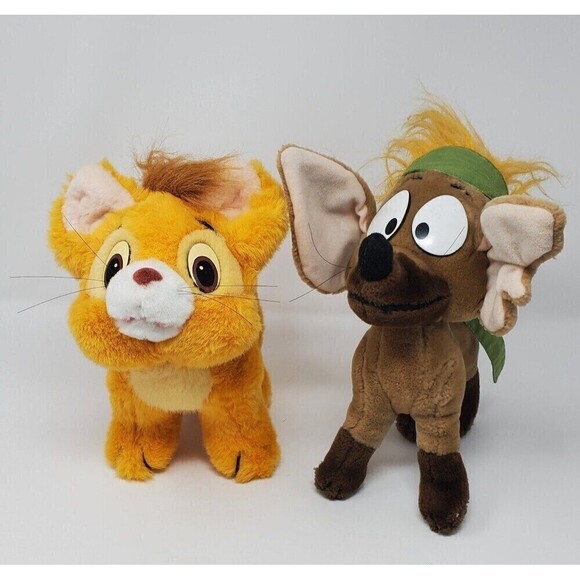 VINTAGE DISNEY OLIVER & CO PLUSH LOT OF 2 OLIVER & TITO COLLECTIBLE 1988 - Picture 1 of 12